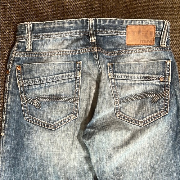 Mavi Women's "Zach" Low-Rise Easy Straight Leg Blue Jeans sz 30-31 - Picture 9 of 10